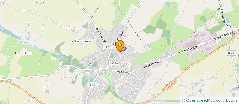 localisation de l'entreprise SARL LE PIN PARASOL  LA CHAPELLE-HERMIER