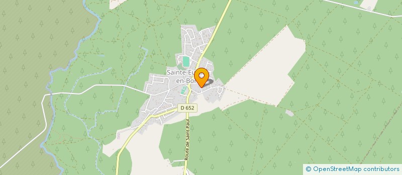 localisation de l'entreprise SARL LE PIOUT  SAINTE-EULALIE-EN-BORN