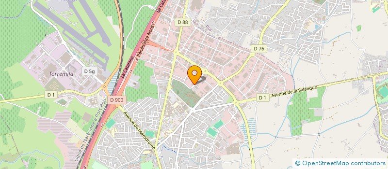 localisation de l'entreprise SARL LE PLAQUISTE à PERPIGNAN