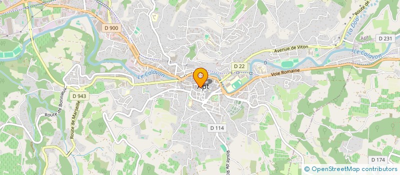 localisation de l'entreprise SARL LE PLATANE à APT