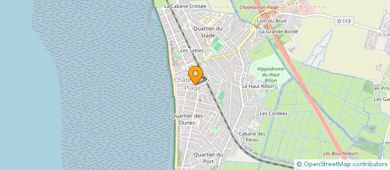 localisation de l'entreprise SARL LE PLATIN à CHATELAILLON-PLAGE