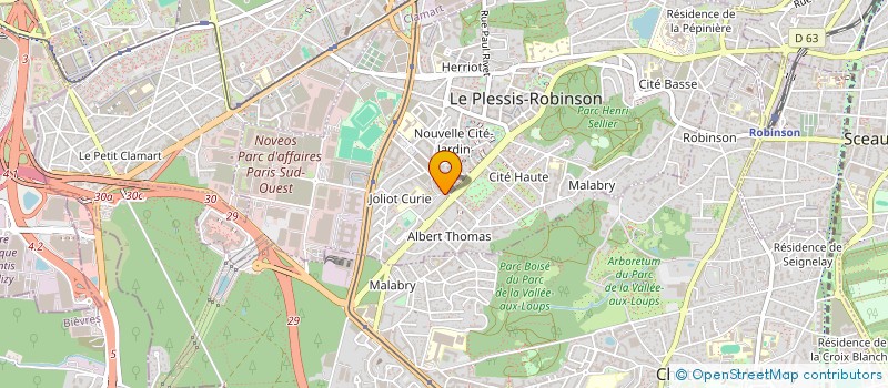 localisation de l'entreprise SARL LE PLESSIS ROBINSON à LE PLESSIS-ROBINSON