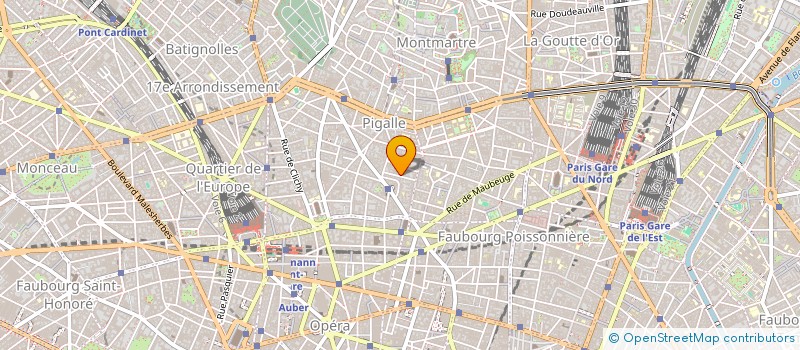 localisation de l'entreprise SARL LE PLUS EUROPEEN  PARIS