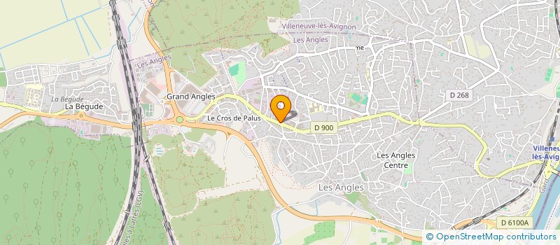 localisation de l'entreprise SARL LE PODIUM  LES ANGLES