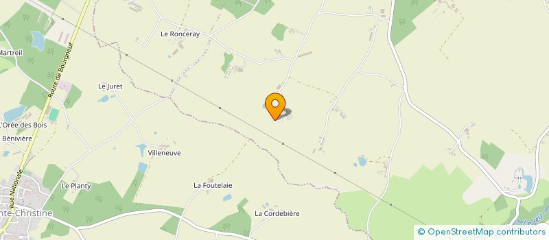 localisation de l'entreprise SARL LE PONCEAU  CHALONNES-SUR-LOIRE