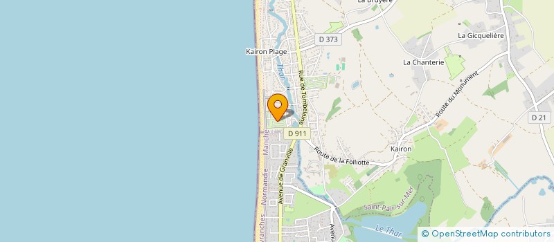 localisation de l'entreprise SARL LE PONT BLEU  SAINT-PAIR-SUR-MER