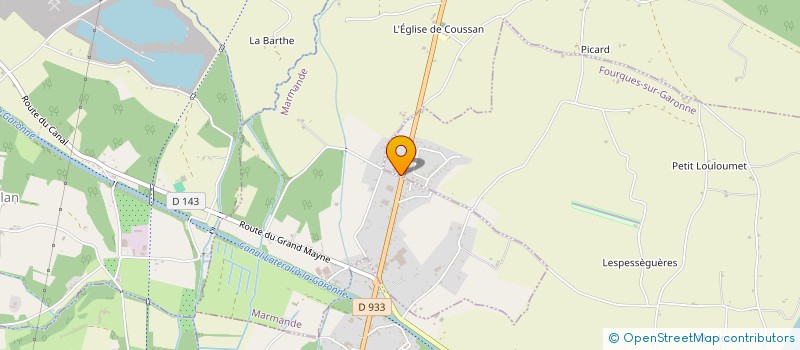 localisation de l'entreprise SARL LE PORTUGAIS DES SABLES FL à FOURQUES-SUR-GARONNE