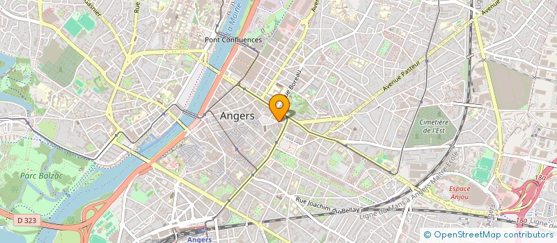 localisation de l'entreprise SARL LE POULET BICYCLETTE à ANGERS