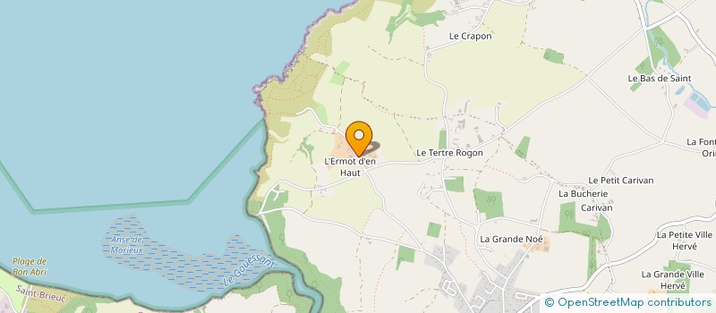 localisation de l'entreprise SARL LE PREROND à LAMBALLE-ARMOR