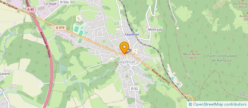 localisation de l'entreprise SARL LE PRESSING à CEYZERIAT