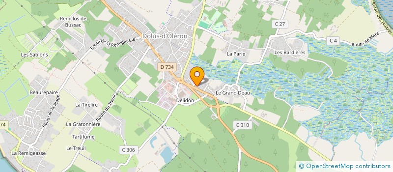 localisation de l'entreprise SARL LE PRESSOIR à DOLUS-D'OLERON