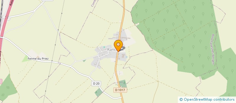 localisation de l'entreprise SARL LE PRIEURE à RANCOURT