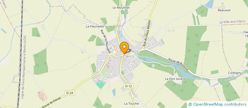 localisation de l'entreprise SARL LE PRIEURE à MOISY