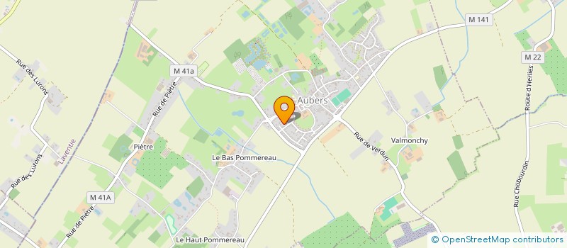 localisation de l'entreprise SARL LE PRINTEMPS à AUBERS