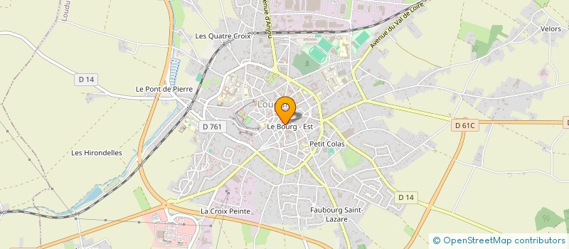 localisation de l'entreprise SARL LE PROGRES  LOUDUN