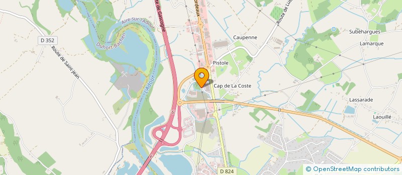 localisation de l'entreprise SARL LE PUEBLO  AIRE-SUR-L'ADOUR