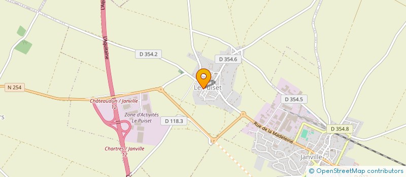 localisation de l'entreprise SARL LE PUISET VOLAILLES à JANVILLE-EN-BEAUCE