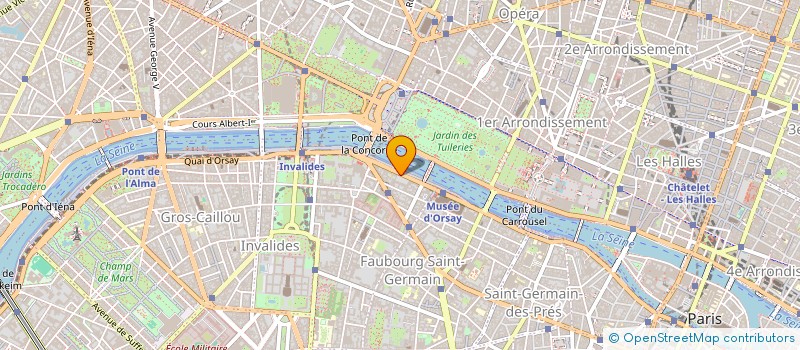 localisation de l'entreprise SARL LE QUAI  PARIS