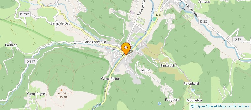 localisation de l'entreprise SARL LE QUARTIER GENERAL à SAINT-GIRONS