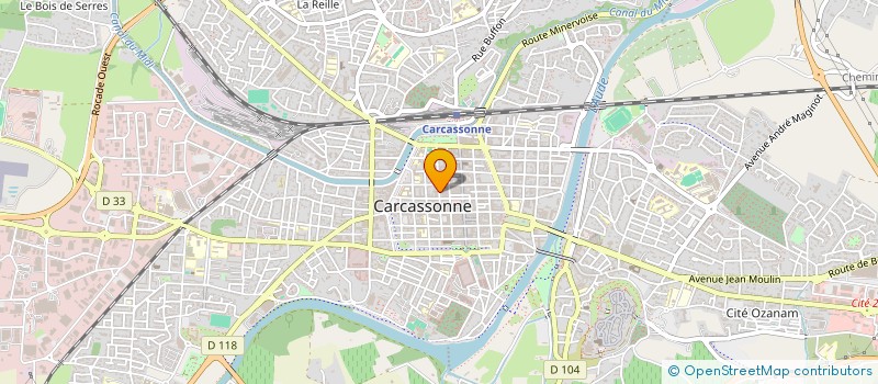 localisation de l'entreprise SARL LE RAI BAR à CARCASSONNE