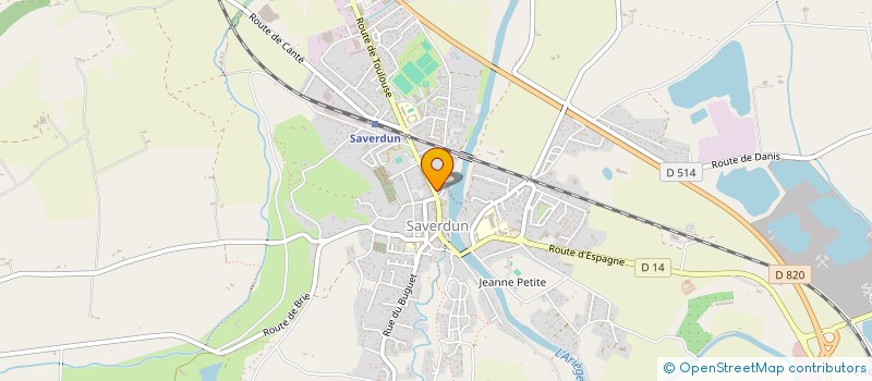 localisation de l'entreprise SARL LE RAMATUEL à SAVERDUN