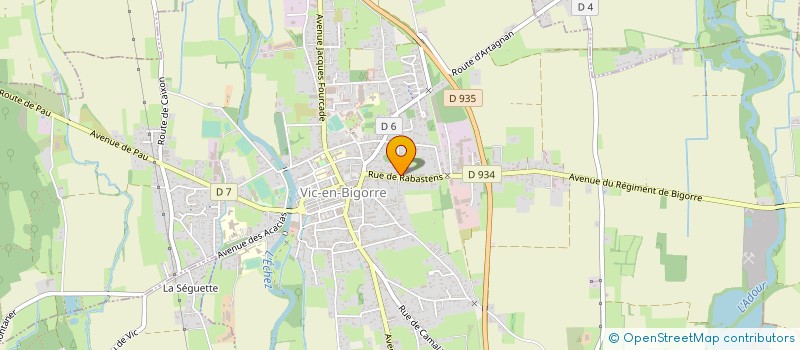 localisation de l'entreprise SARL LE RANCH  VIC-EN-BIGORRE