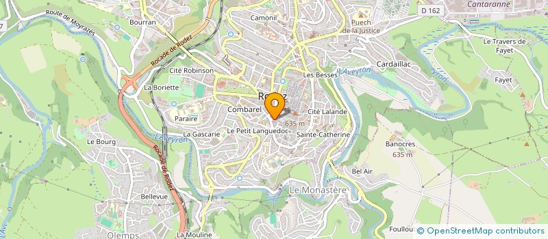 localisation de l'entreprise SARL LE RANDONNEUR à RODEZ