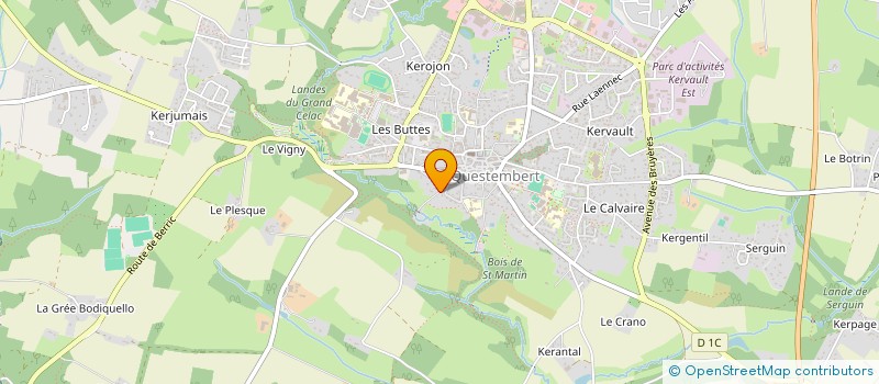 localisation de l'entreprise SARL LE RAY SOLAIRE  QUESTEMBERT