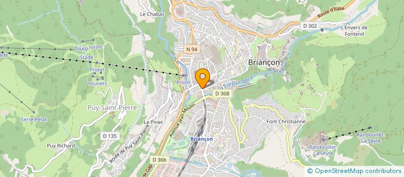 localisation de l'entreprise SARL LE RAYOL à BRIANCON