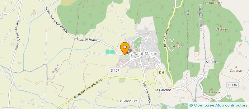 localisation de l'entreprise SARL LE RE JACK  CLEON-D'ANDRAN