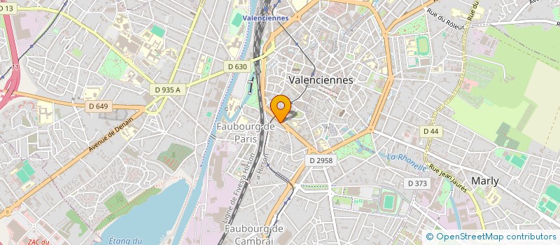 localisation de l'entreprise SARL LE REAL à VALENCIENNES