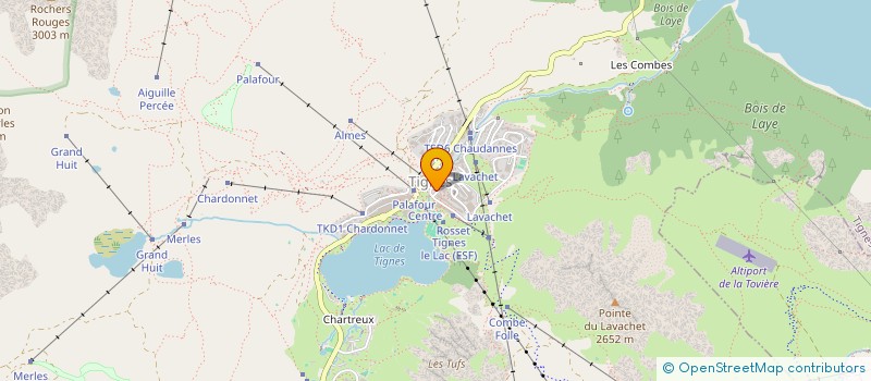 localisation de l'entreprise SARL LE REFUGE à TIGNES