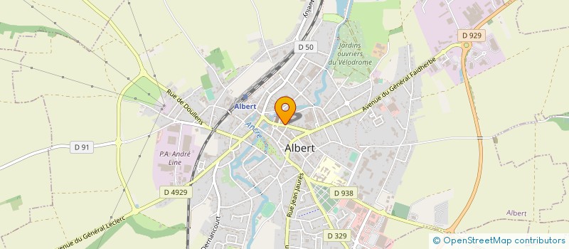 localisation de l'entreprise SARL LE REGAL à ALBERT