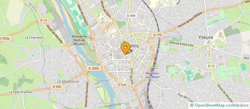 localisation de l'entreprise SARL LE REGENCY à MOULINS