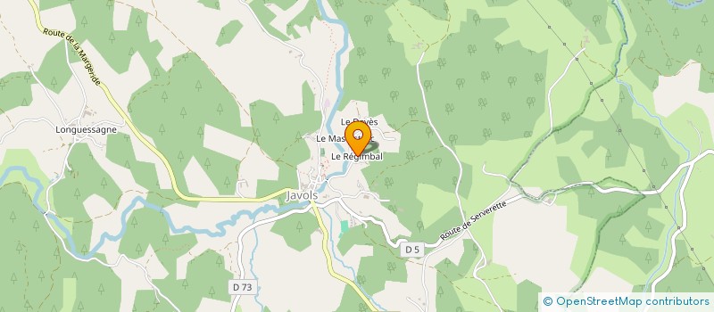 localisation de l'entreprise SARL LE REGIMBAL  PEYRE EN AUBRAC