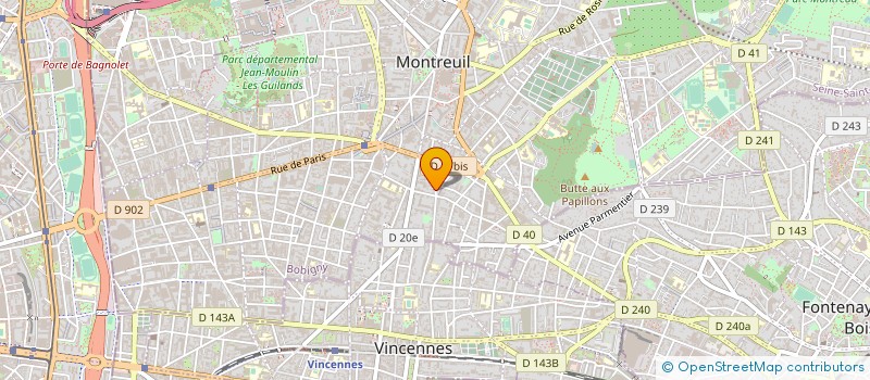 localisation de l'entreprise SARL LE RELAIS à MONTREUIL