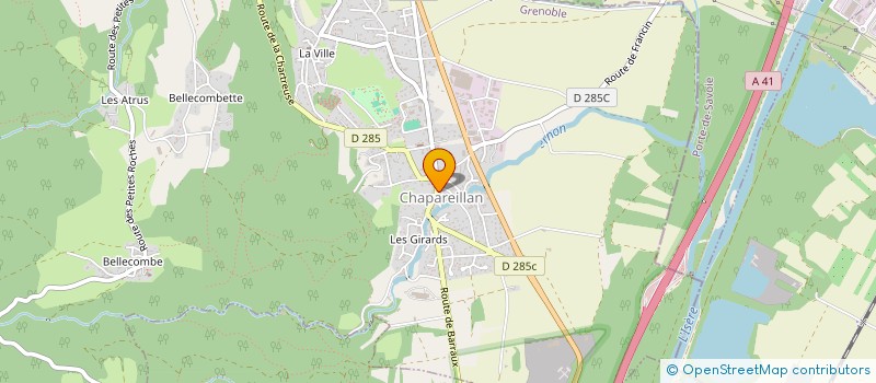 localisation de l'entreprise SARL LE RELAIS DAUPHINOIS  CHAPAREILLAN