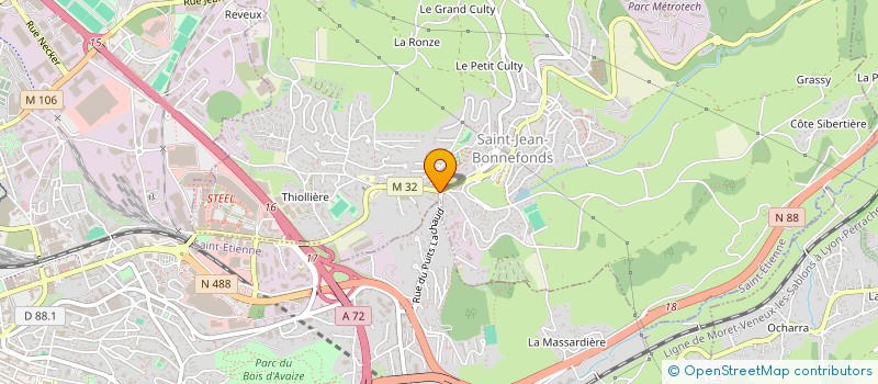 localisation de l'entreprise SARL LE RELAIS DE SAINT JEAN  SAINT-JEAN-BONNEFONDS