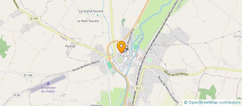 localisation de l'entreprise SARL LE RELAIS DU CHATEAU à CHALAIS