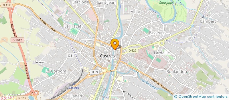 localisation de l'entreprise SARL LE RELAIS DU MIREDAMES  CASTRES