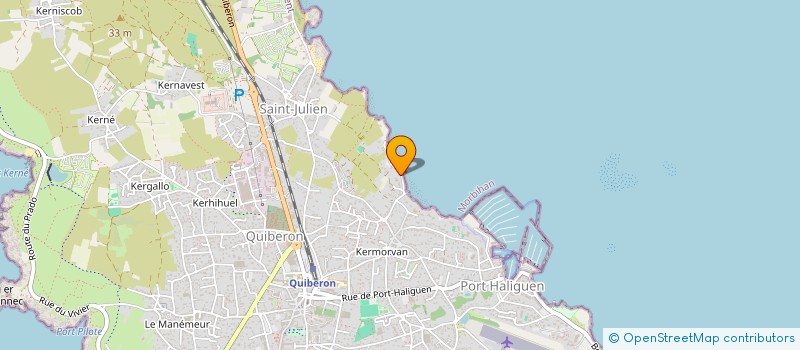 localisation de l'entreprise SARL LE RELAX  QUIBERON