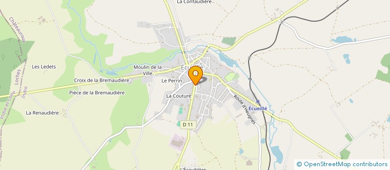 localisation de l'entreprise SARL LE RELAY à ECUEILLE