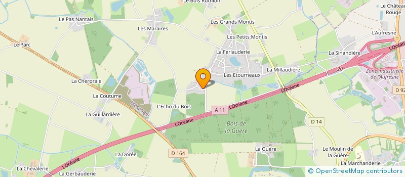 localisation de l'entreprise SARL LE RENAUDEAU  MESANGER