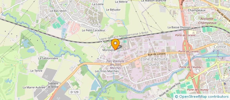 localisation de l'entreprise SARL LE REOUR  RENNES