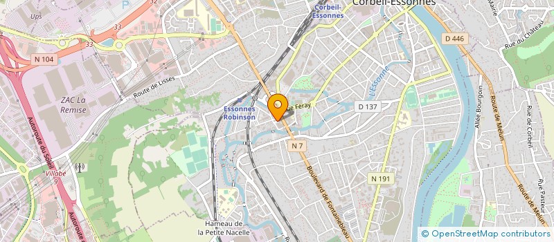 localisation de l'entreprise SARL LE REPERE SECURITE PRIVEE à CORBEIL-ESSONNES