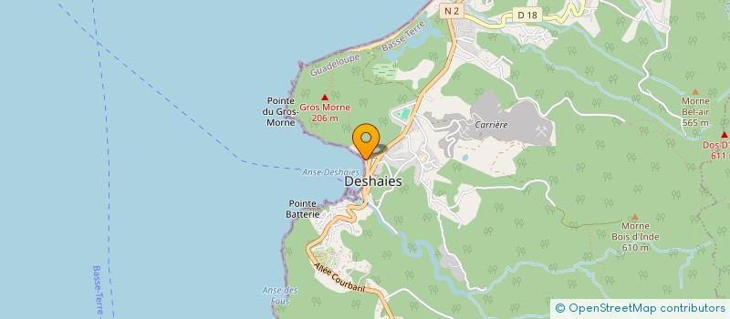 localisation de l'entreprise SARL LE RESTAURANT LA CROISIERE à DESHAIES