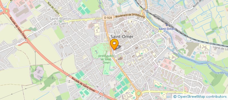 localisation de l'entreprise SARL LE RESTAURANT LE DJURDJURA  SAINT-OMER