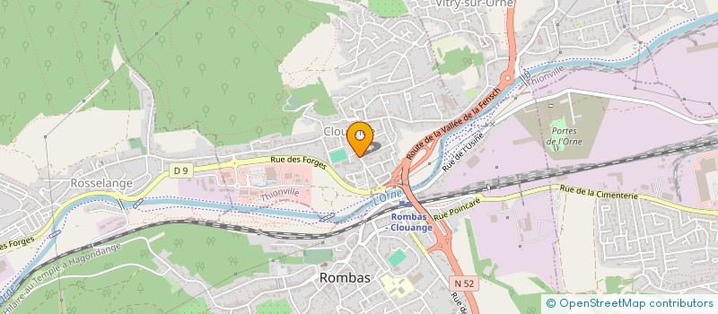 localisation de l'entreprise SARL LE RESTO  CLOUANGE