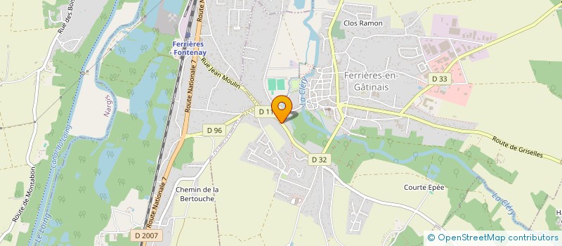 localisation de l'entreprise SARL LE RETRO à FERRIERES-EN-GATINAIS