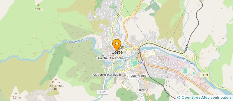 localisation de l'entreprise SARL LE REX  CORTE
